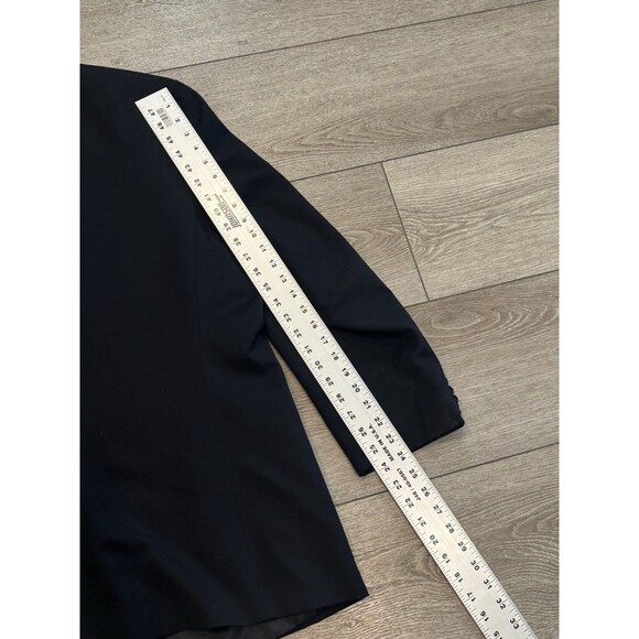 Michael Kors Suit Jacket Blazer Mens 50R Black 2 Button Wool - Picture 7 of 9